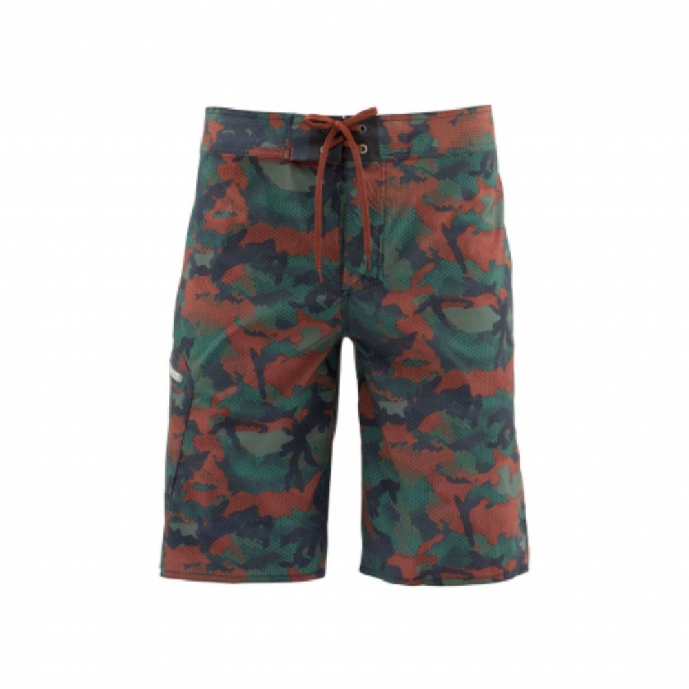 Simms Camo Swim Trunks